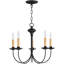 Lustre classique à 5 lumières de style bougie Huckle