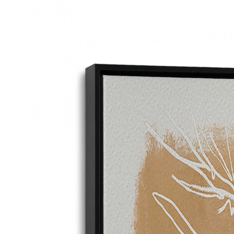 "Flower Bundle" par Anne Tavoletti, reproduction d'art sur toile, H 20 po x l 20 po, Cadre flottant, Noir