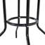 Hegel Round Metal Outdoor Bistro Table With Umbrella Hole , 80cm cm W 80cm cm D