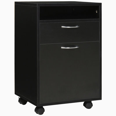Mobile Storage Cabinet Organizer With Drawer And Cabinet, Printer Stand With Castors