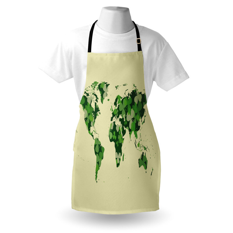 No Pattern Bib Apron