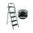 Stroupe 4 Step Folding Ladder 330lbs Portable Steel Anti-slip Step Stool W/tool Platform