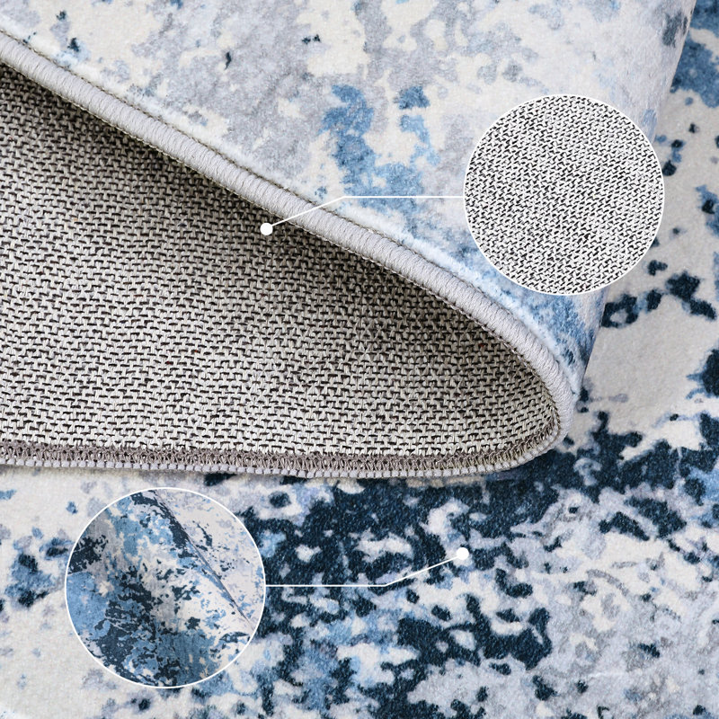 Washable Area Rug for Living Room or Bedroom - Soft & Easy to Clean - Modern Carpet - Versatile Home Decor - 5x7ft (152x213cm)