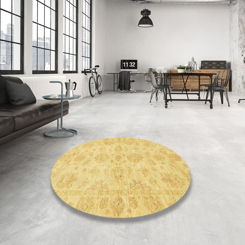 Abstract Indoor Rug, Round 8'