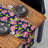 Ronni Handmade Floral Table Runner Blue Polyester for Dining Table Decor, Holiday Gatherings & Christmas Decor