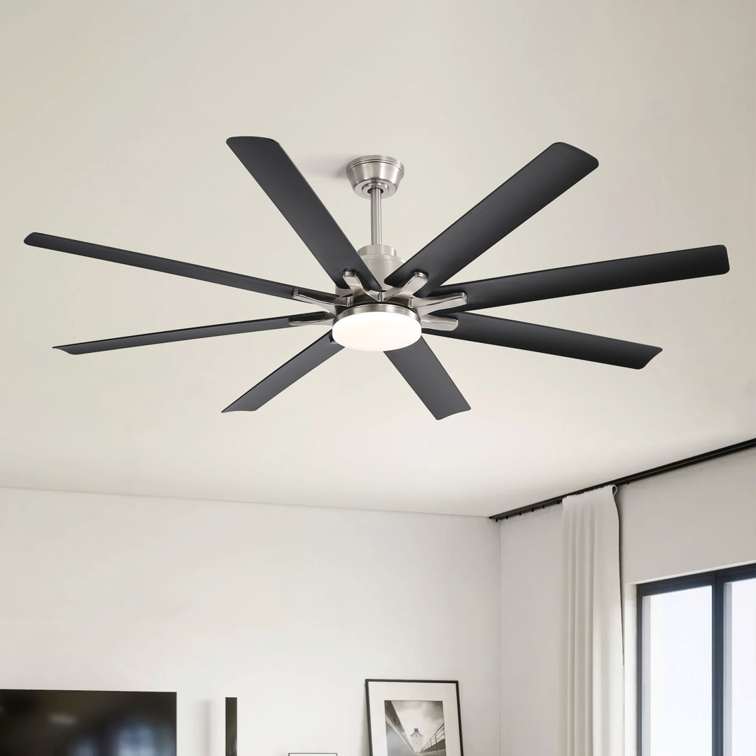 168cm Ceiling Fan with LED Lights