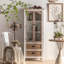 Vitrine industrielle en fer de style antique