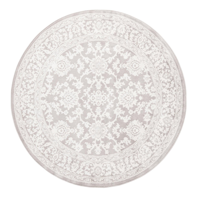 Hillyer Floral Indoor Rug, Round 7'10"