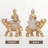Gold Buddha Statue With Candle Holder