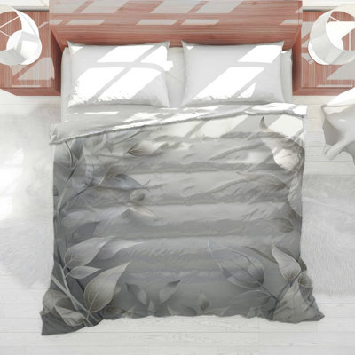 Silver Leaf Botanical Comforter