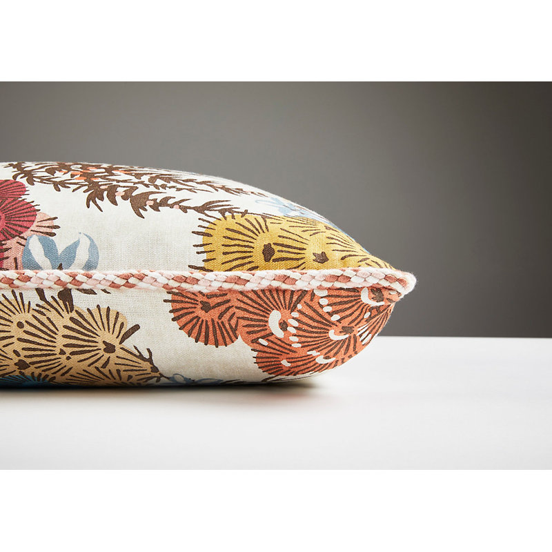 Pacifica Linen Square Pillow Cover & Insert, Sunrise