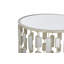 Smithers Glass Top Drum End Table