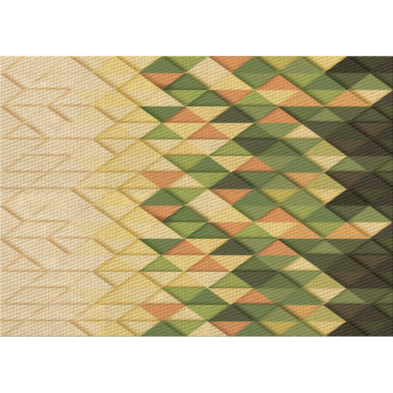 Tapis 100% à motif lavable à la machine 2989 448-BRN, Rectangle de 2 pi x 3 pi