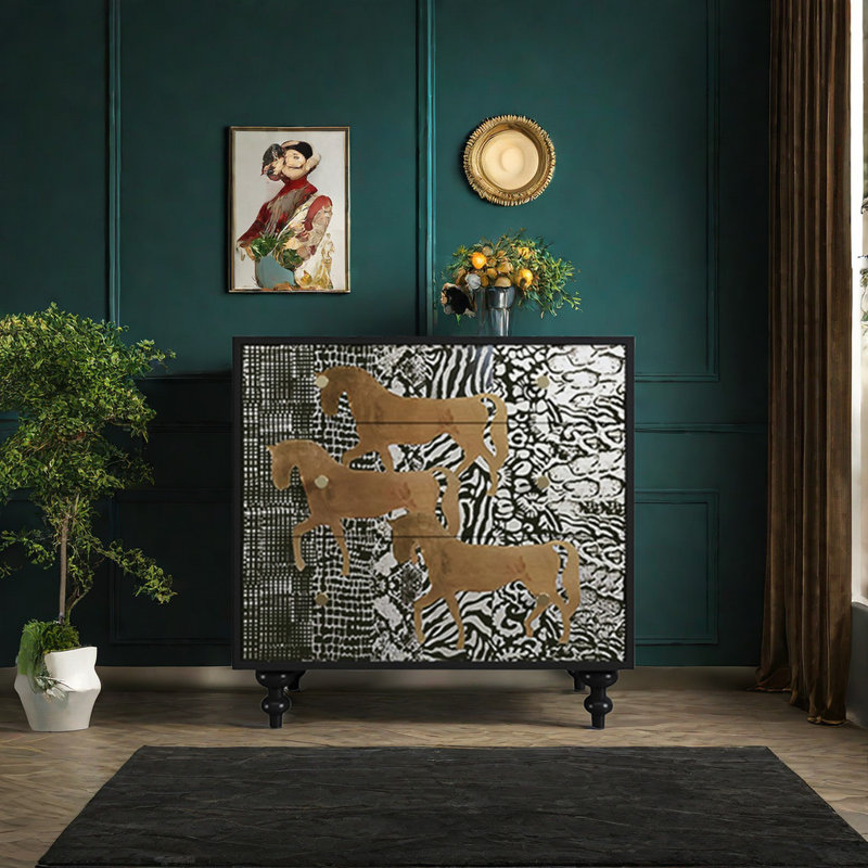 Armoire décorative moderne moderne