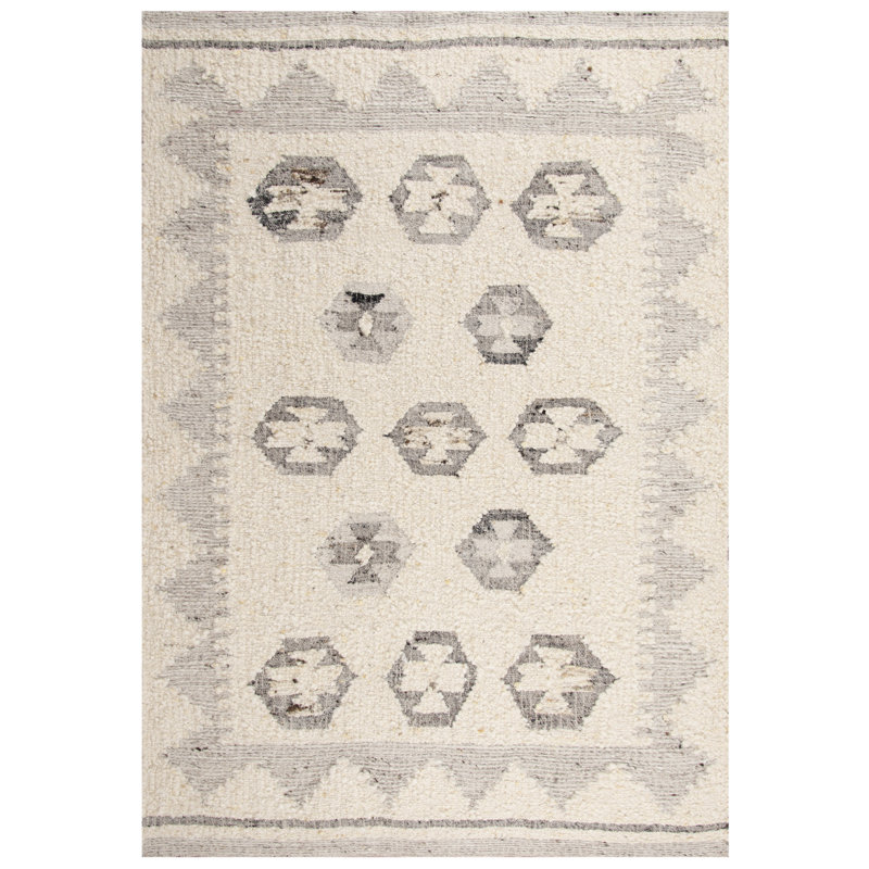 Tapis tissé à la main Dhurrie, Rectangle 9 pi x 12 pi