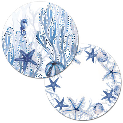 Napperon Indigo Coastal