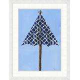 Indigo Beach Umbrella 2 Print