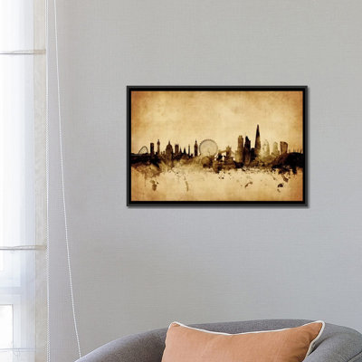 «London, England, United Kingdom I» par Michael Tompsett - reproduction d'art sur toile tendue