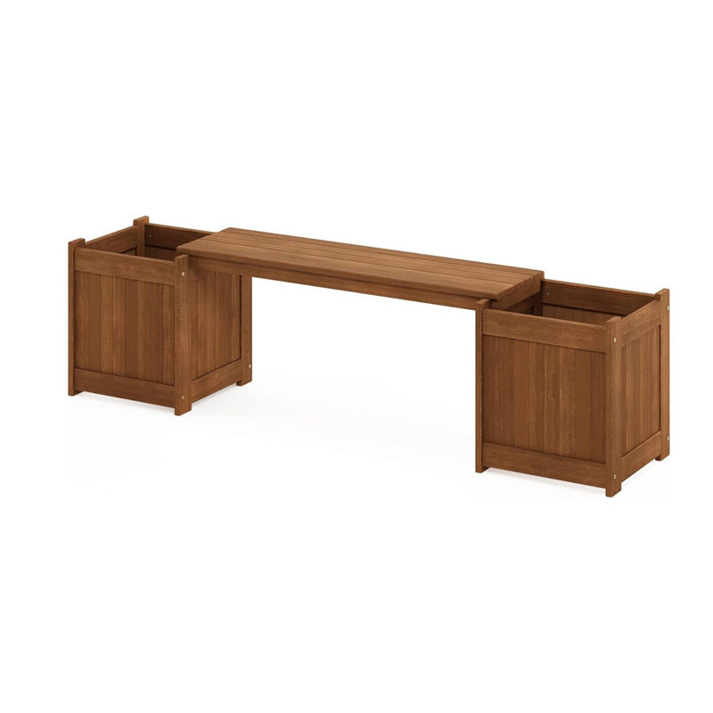 Fallah Raised Garden Bed, Brown