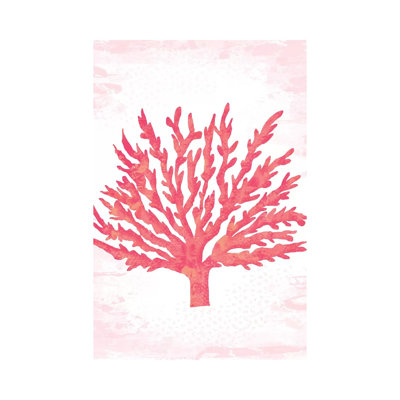 Coral Blush II by Louise Allen - Wrapped Canvas Gallery-Wrapped Canvas Giclée