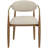 Riccio Vegan Leather Upholstered Dining Arm Chair-6766377-27620710