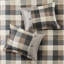 7 édredon à chevrons pour très grand lit, couleur neutre, motif écossais Buffalo, rembourrage, comprend édredon, taies décoratives, coussins décoratifs, jupe de lit, très grand lavable à la machine, 7, abat-jour, thème,
