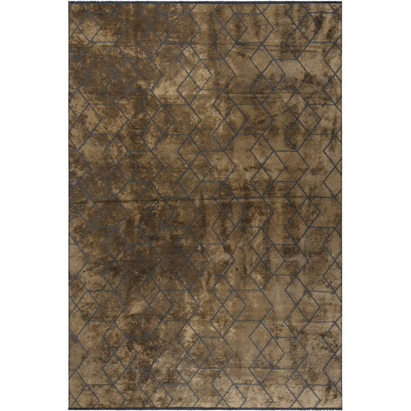Tapis brun Rapture, Rectangle 7 pi 10 po x 9 pi 10 po