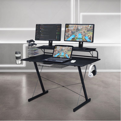 Shaia Metal Base Computer Desk