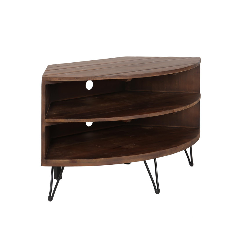 Table de coin en bois récupéré