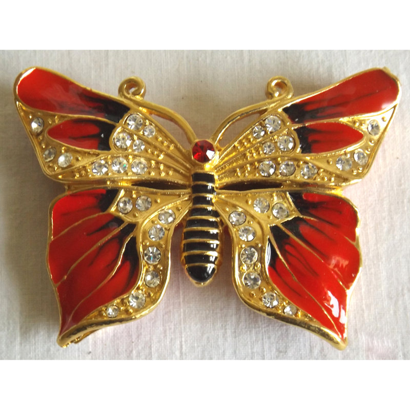 Boîte à bijoux papillon