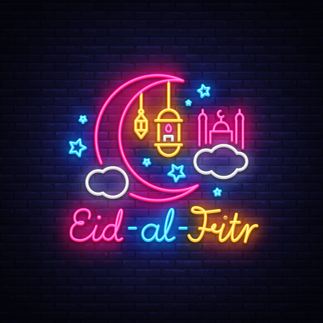 Leinwandbild Eid-Al-Fitr Festive Design von Soifer