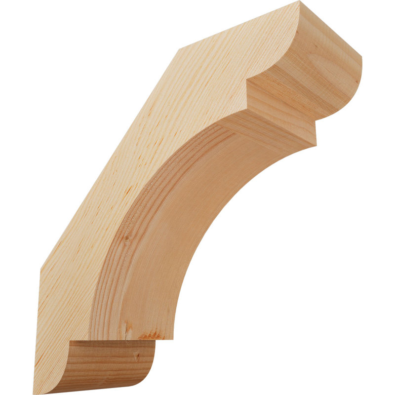 Attelle de genou olympique, Sapin de Douglas, H 14 po x l 5,5 po x P 14 po, Attelle lisse