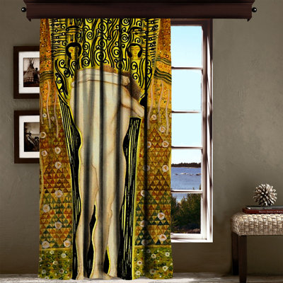 Rideau en polyester Hicks