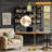 Dimmable Glass Floor Lamp With Feather Shade, Modern Arc Standing Lamp For Living Room, Bedroom & Office, 2700K LED Bulb Included, Adjustable Brightness, Weighted Base