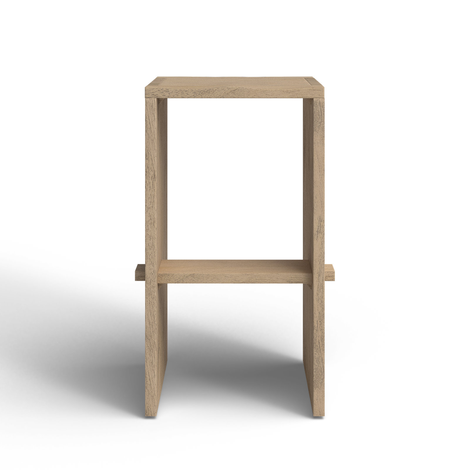 Dalina Solid Wood Counter & Bar Stool, Counter Stool (26" Seat Height), Light Brown