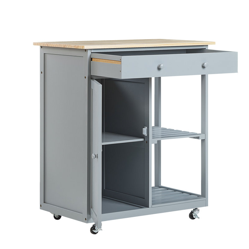 Aubagne Wood Kitchen Cart