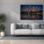 «Cleveland At Night» par Rick Berk, art mural sur toile-1831859766