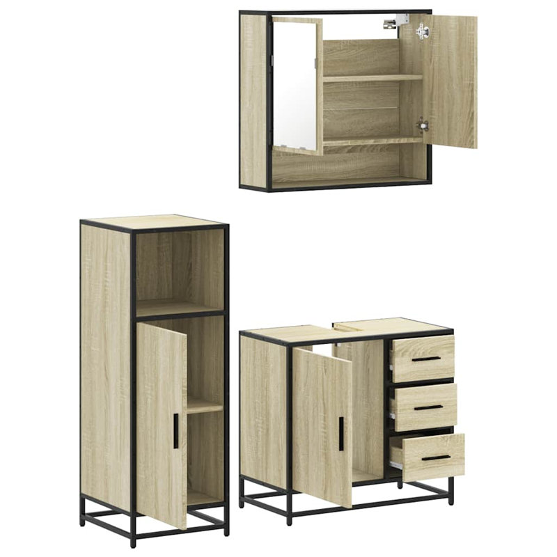 Bathroom Furniture Suite, Sonoma Oak