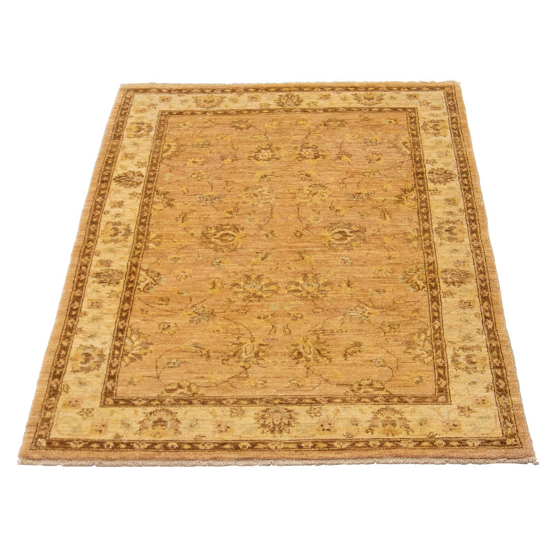 Tapis beige Peshawar Oushak 3 pi 10 po x 5 pi 10 po