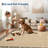 Washable Area Rug Modern Modern Area Rug Low Pile,Non-Slip Soft,Mark-Resistant,Collapsible Carpet for Living Room,Bedroom,Dining Light-1909534574-1909534560