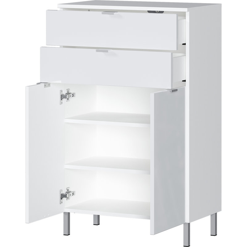 Midgett Bathroom Cabinet, White