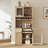 Farmhouse Freestanding Buffet Hutch Kitchen Storage Cabinet-1074508308