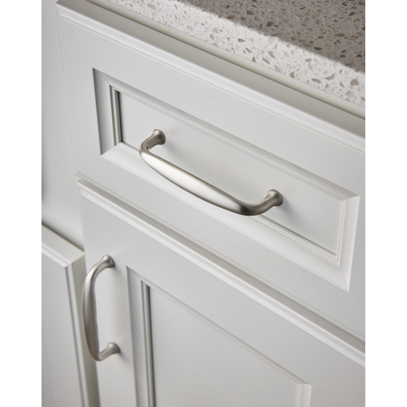 Charlotte Bar pull, Brushed Satin Nickel, 6" Center to Center