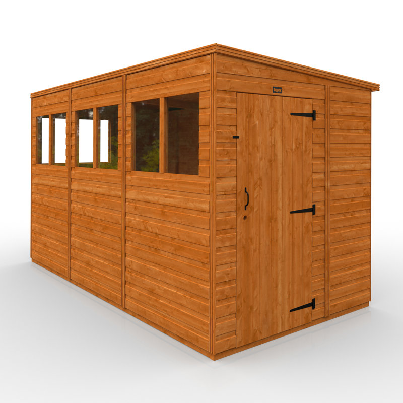 12x6w TigerFlex® Sunlit Pent Shed