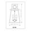 Applique murale en aluminium Amogne