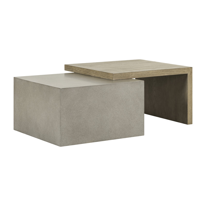 Table basse Cruce avec faux béton