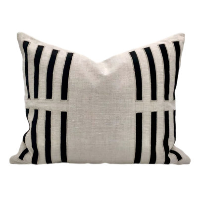Porto Geometric Lumbar Pillow Cover & Insert