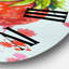 Horloge murale rouge-60327962