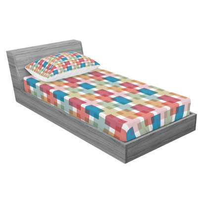Microfiber Gingham Sheet Set
