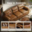 Canapé 82 po 82 po Air Leather-1475100678